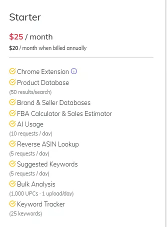 ProfitGuru Starter Plan