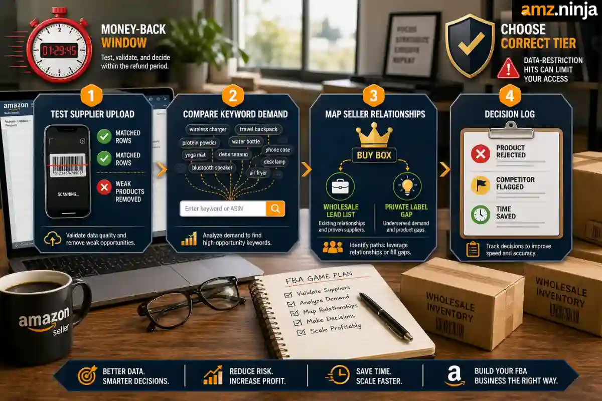 SmartScout testing with real product research tasks